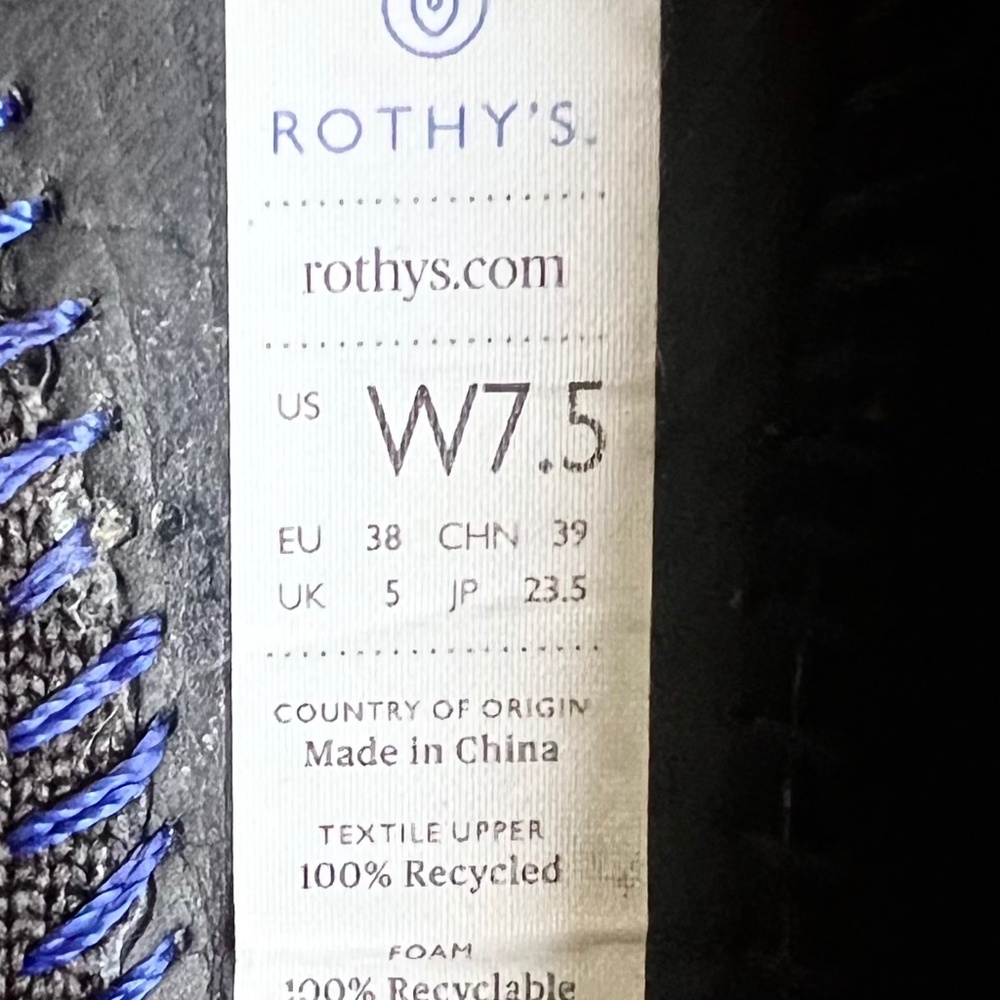 Rothy’s Rare Retired Python The Point Flats Black… - image 8